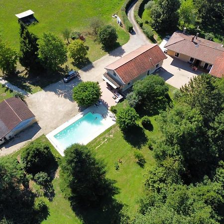 Gîte à la campagne avec piscine Biziat Extérieur photo